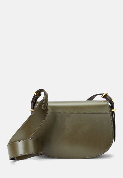 Polo Ralph Lauren POLO ID LEATHER SADDLE BAG - Ülerinna-kott - hunting olive