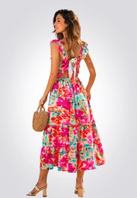 Cupshe CHIC FLORAL PRINT SUN FOR A STYLISH  - Vestido informal - multi coloured