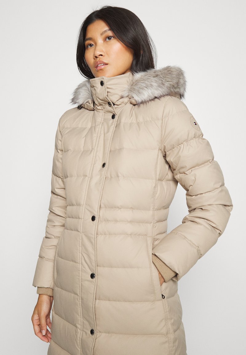 Tommy Hilfiger TYRA COAT - de plumas - beige - Zalando.es