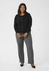 Kaffe Curve REGITTA - Strickjacke - black metallic