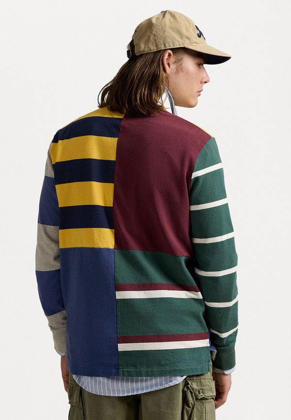 Classic Fit Patchwork Jersey Rugby Shirt - Long sleeved top3