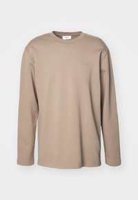 LOGO TEE - Pikkade varrukatega topp - light brown