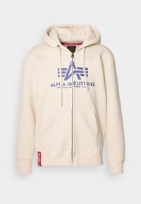BASIC UNISEX - Sweatjakke - vintage white