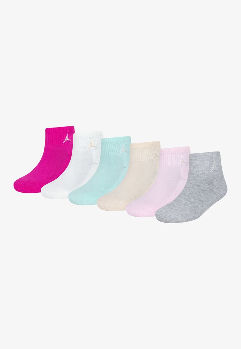Jordan EVERYDAY ESSENTIALS UNISEX 6 PACK - Meias - fire pink