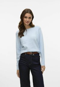 VMDOFFY O NECK - Stickad tröja - cashmere blue
