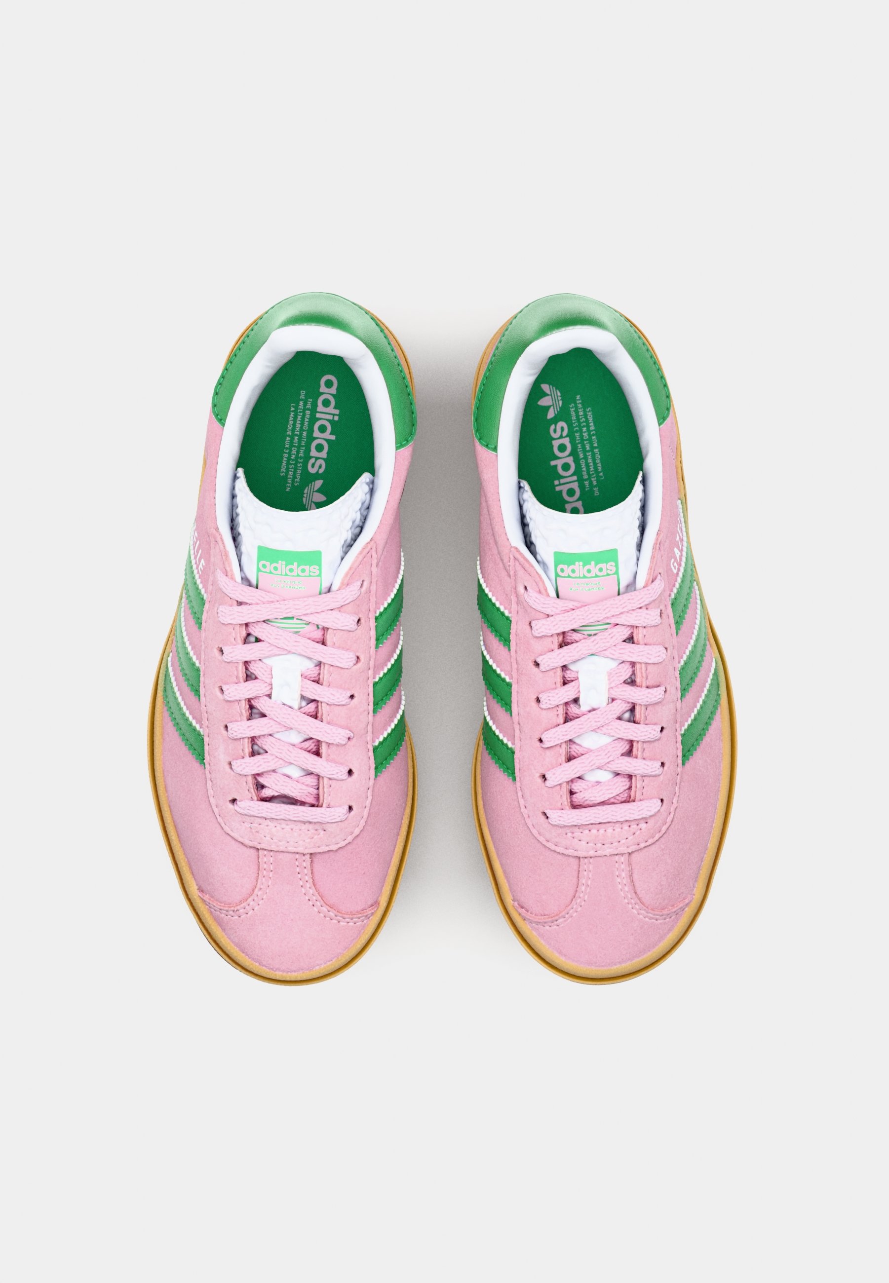 adidas Originals GAZELLE BOLD - Sneakers low - true pink/green