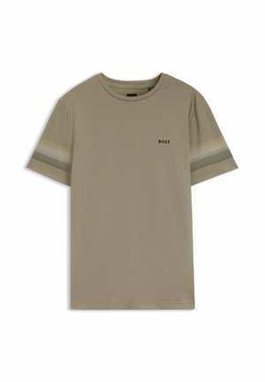 BOSS, T-Shirt print - light green four