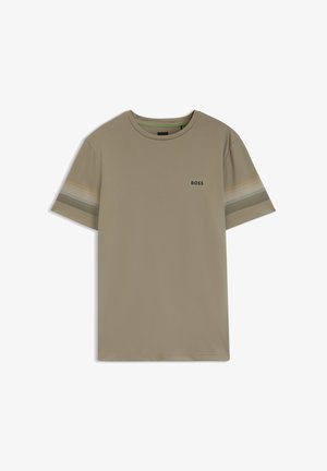 BOSS, T-shirt print - light green four