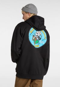 Vans - SKULL LA SHAKA LOOSE FIT FULL ZIP - Zip-up sweatshirt - black Thumbnail Image 1