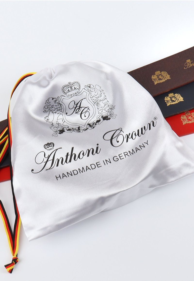 Herren Gürtel klassisch | Anthoni Crown Gürtel blau - GP75526 Herren Gürtel klassisch | Anthoni Crown Gürtel blau - GP75526