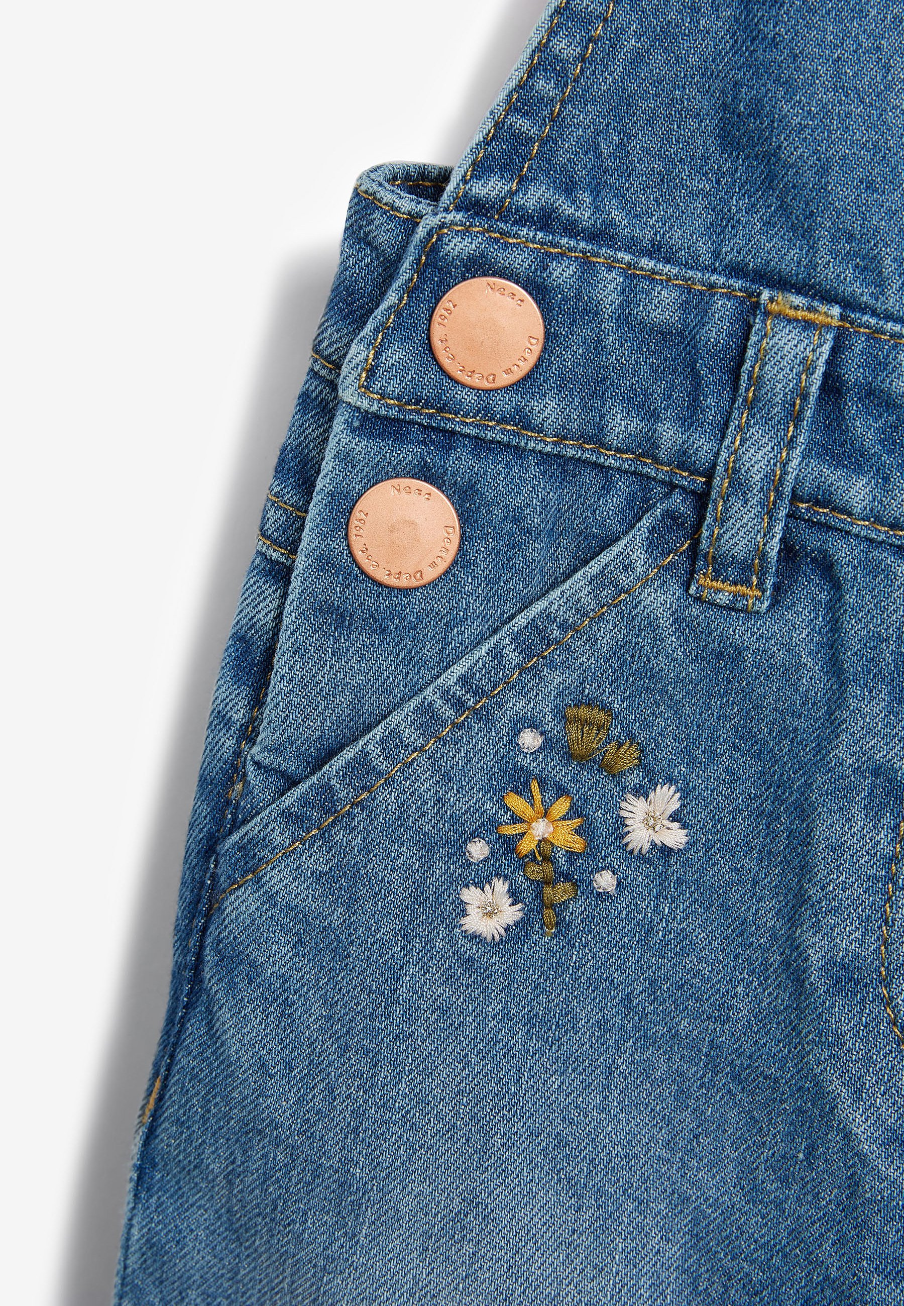 Next UNICORN - Dungarees - blue denim 