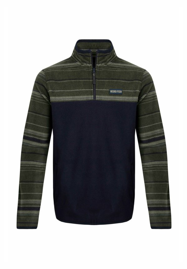 GILBERT 1/4 ZIP STRIPED - Fleece jumper2