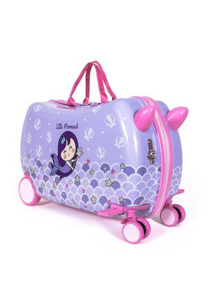 MILK&MOO FAHRBARE KINDERKOFFER KLEINE MEERJUNGFRAU-MUSTER - Wheeled suitcase - lila
