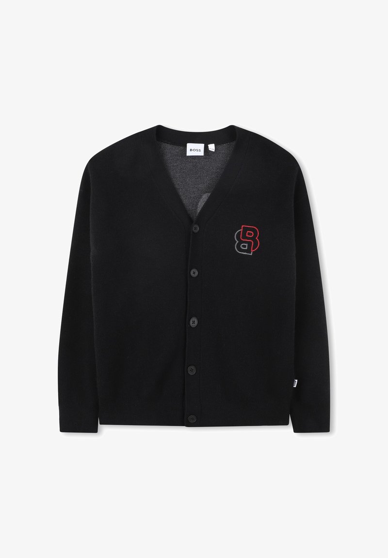 BOSS Kidswear JUNIOR CARDIGAN - Cardigan - black
