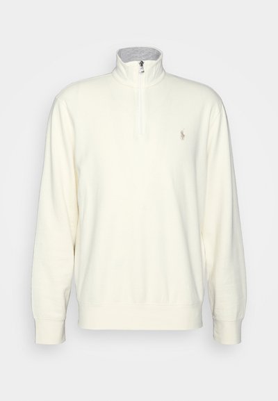 Polo Ralph Lauren LUXURY JERSEY QUARTER-ZIP PULLOVER - Camisola - clubhouse cream