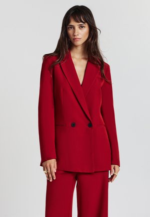 DOPPIOPETTO DUE - Short coat - rosso scuro