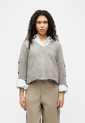 DAY Birger et Mikkelsen SOLANGE COZY DAYS - Džemperis - grey melange