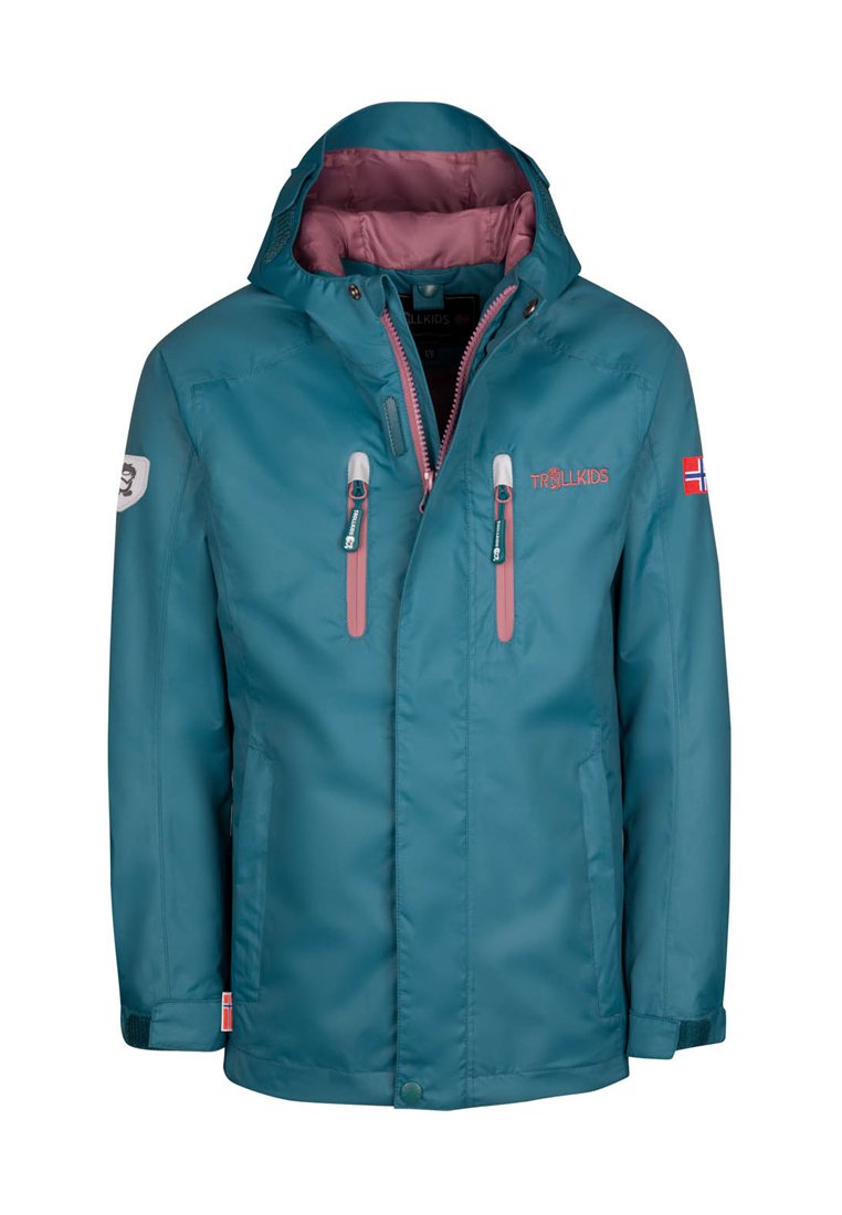 Trollkids Outdoorjas petrol Trollkids Outdoorjas petrol
