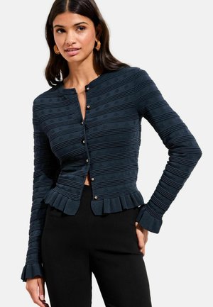 REGULAR FIT - STITCH DETAIL COMPACT - Gilet - navy