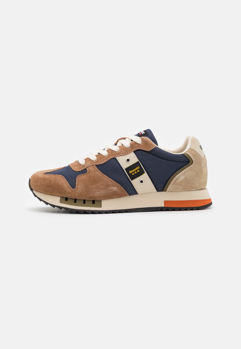 Blauer - QUEENS - Baskets basses - cognac/navy, Agrandir