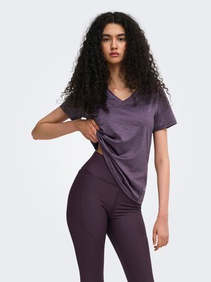 ONLY Play, ONPCORE LIFE VN SS REG TEE NOOS - T-shirt de sport - plum perfect