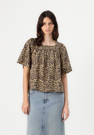 VIJUNE SQUARE NECK - Blúzka - black
