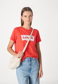 Levi's® THE PERFECT TEE - T-shirt imprimé - poppy red