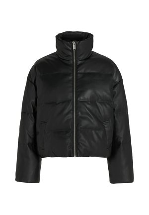 Karl Lagerfeld Jeans, KLJ FAUX LEATHER PUFFER - Μπουφάν από συνθετικό δέρμα - black