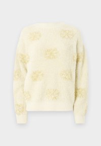 VILA VIFLAKE CHRISTMAS - Maglione - cloud dancer/gold