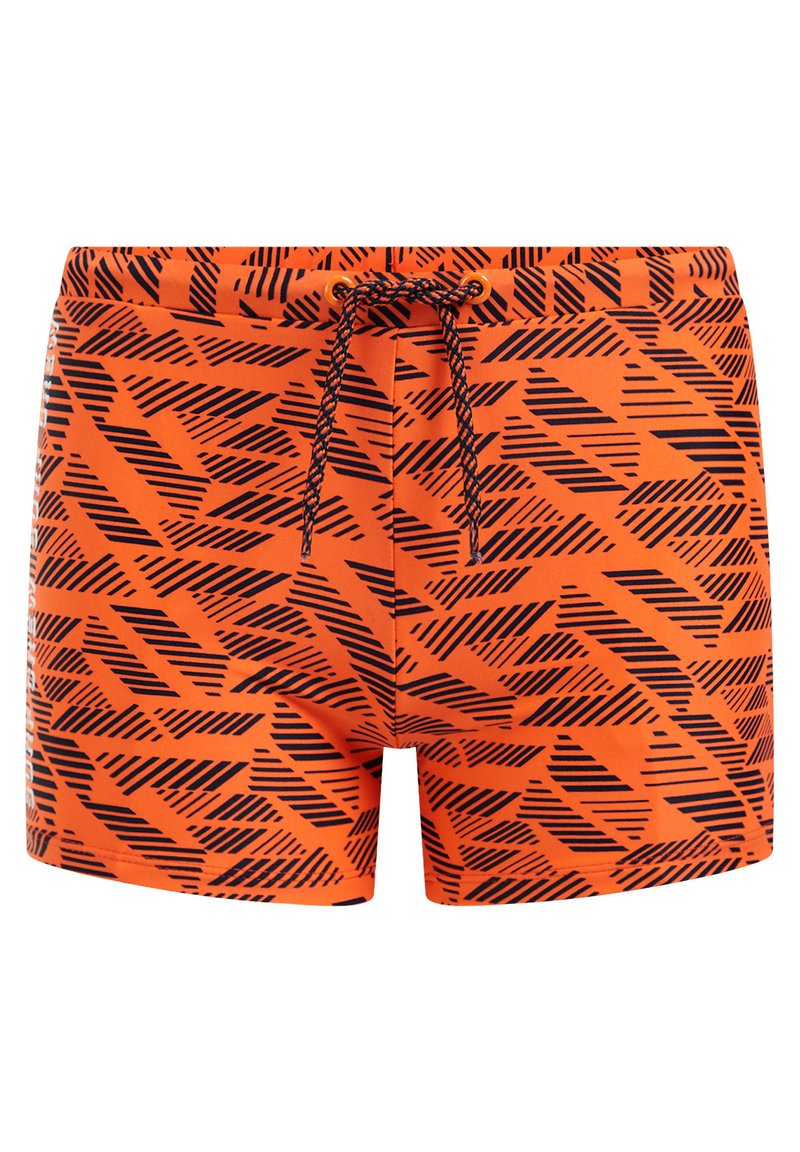 WE Fashion - MET DESSIN - Badehose Pants - orange, Vergrößern