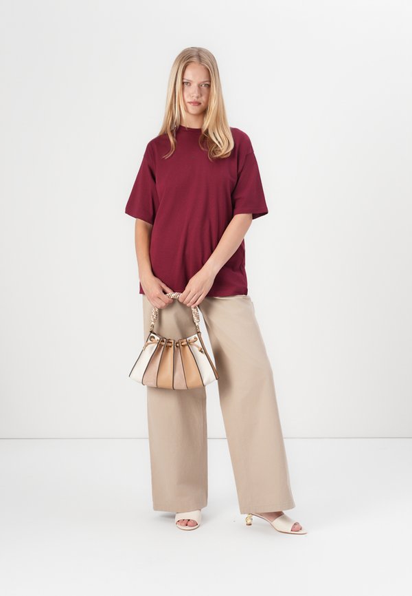 JXANDREA LOOSE LOGO TEE - Basic T-shirt - cabernet3