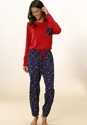 LASCANA SET - Nachtwäsche Set - rot navy