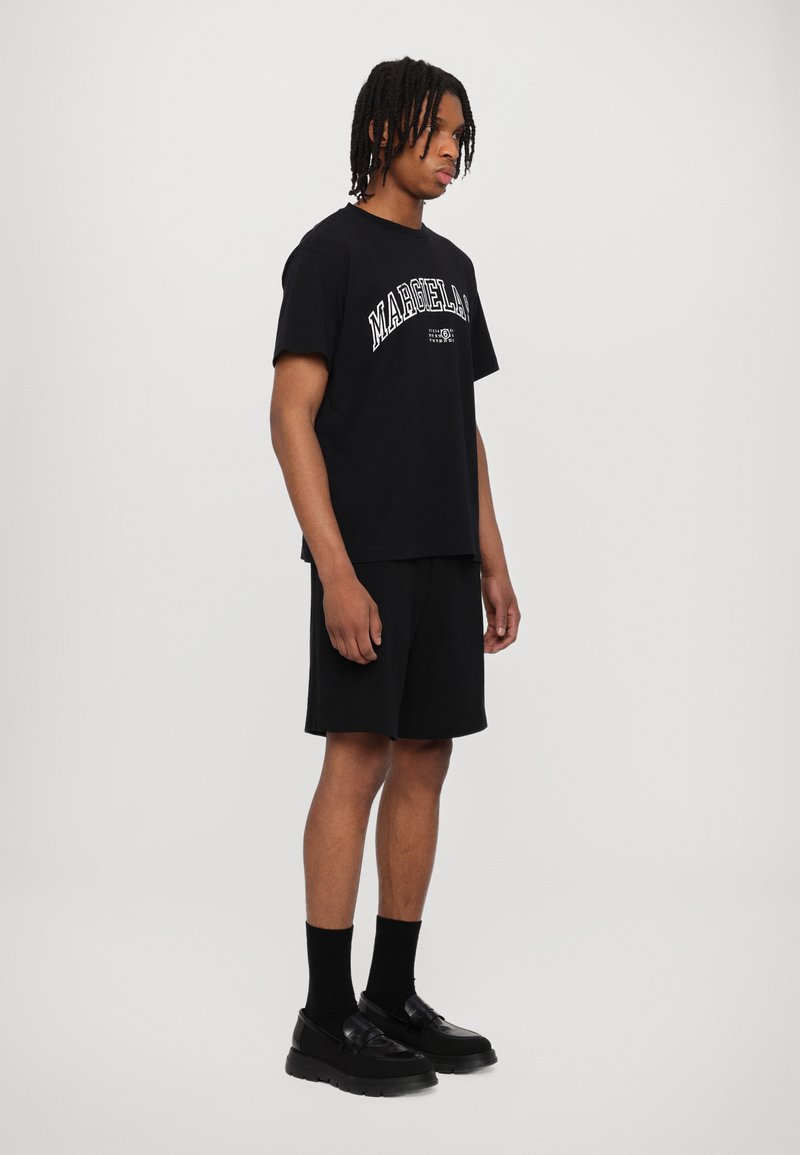 Short Bermuda Maison Margiela Noir En Coton épissé - Taille 52, Neuf Avec étiquettes, Fabriqué En Italie