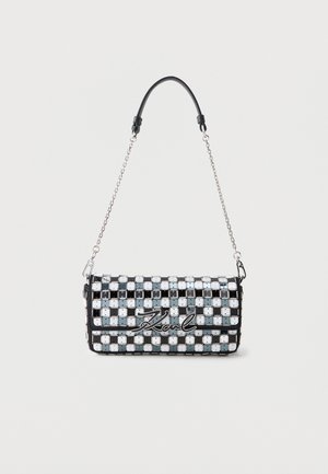 KARL LAGERFELD, SIGNATURE - Дамска чанта - black/white