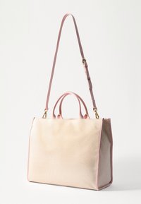 Love Moschino FLOWER Shopping Bag natural/powder/weiß