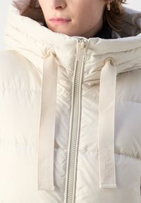 Marc O'Polo LONG COAT FEMININE SHAPE WITH HOOD - Untuvatakki - stony sand