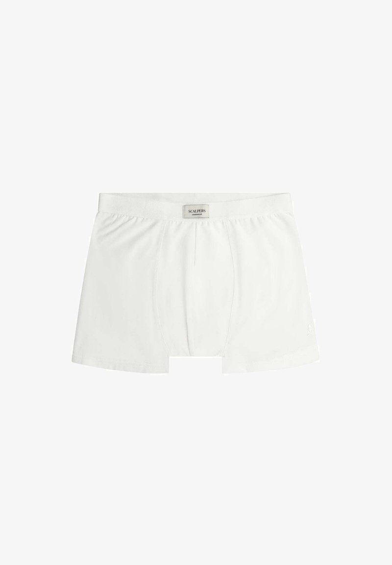 Scalpers JUST PLAIN - Chiloți boxer - white