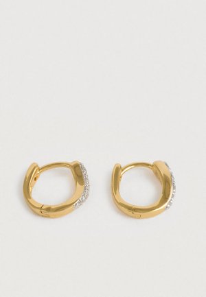 RIVA PAVÉ DIAMOND HUGGIE - Cercei - gold-coloured