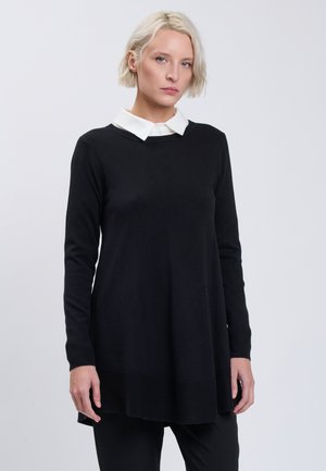 INFLUENCER, INFLUENCER PULLOVER MID-LENGTH PULL - Pullover - black