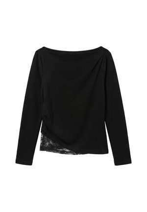 Vero Moda, ASYMMETRICAL TOP VMNINA TOP - T-shirt à manches longues - black