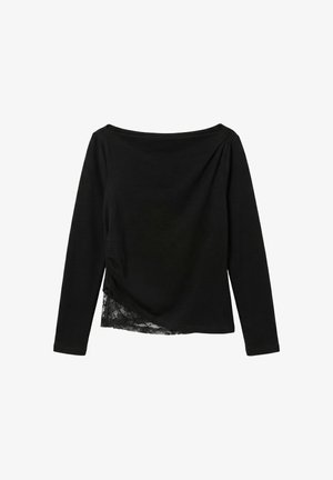 Vero Moda, ASYMMETRICAL TOP VMNINA TOP - T-shirt à manches longues - black