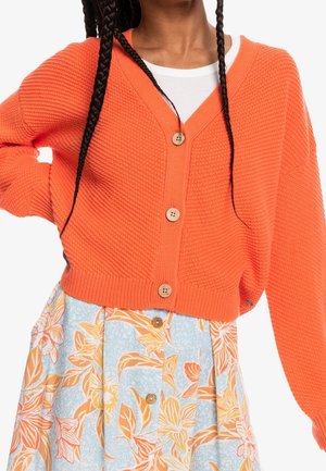 Chaqueta de punto - salmon