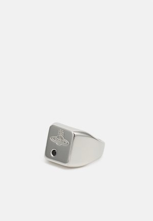 CARLO - Ring - silver-coloured/black