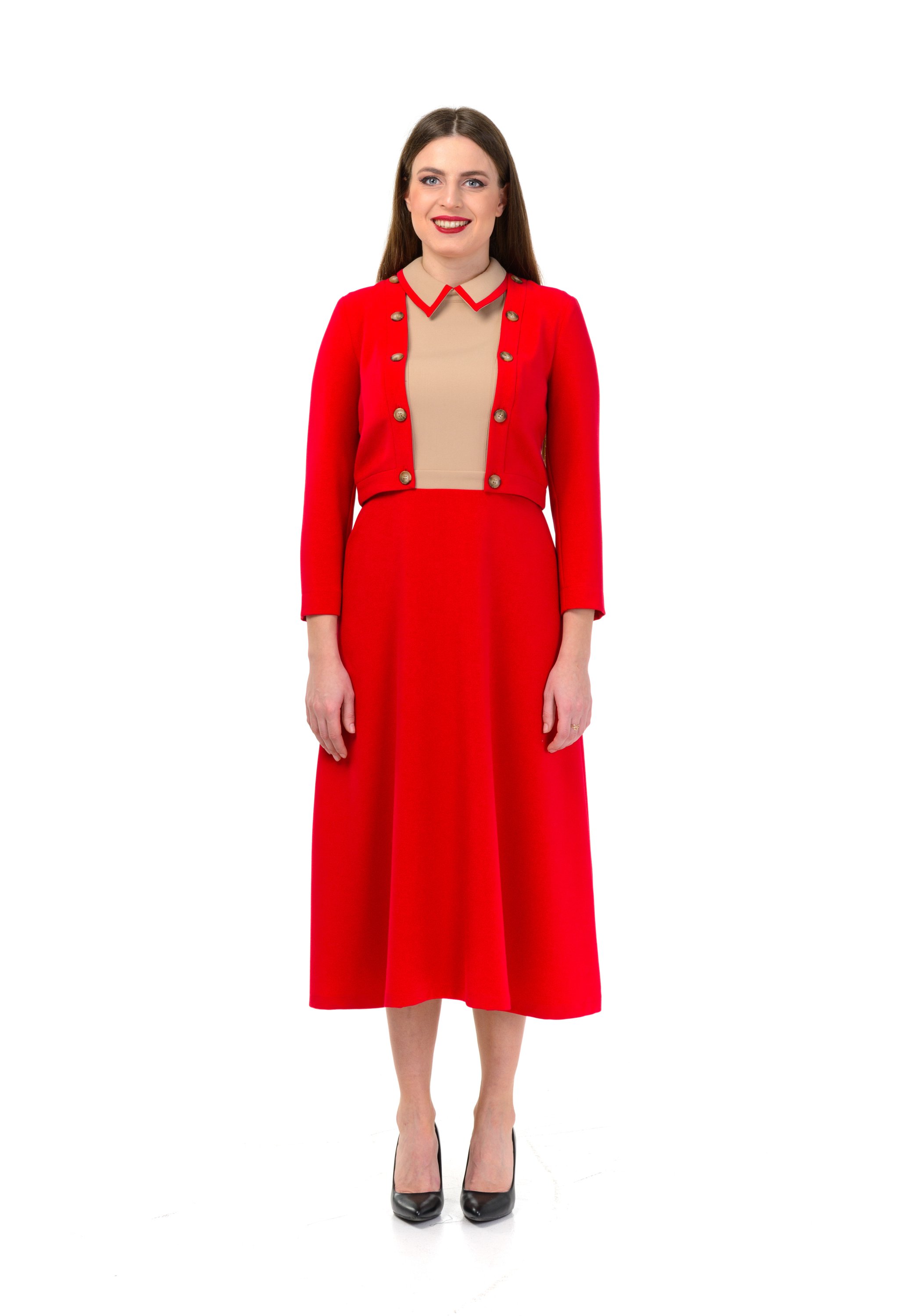 Diyas London JAQLINE - Vestito estivo - dark red/nero - Zalando.it