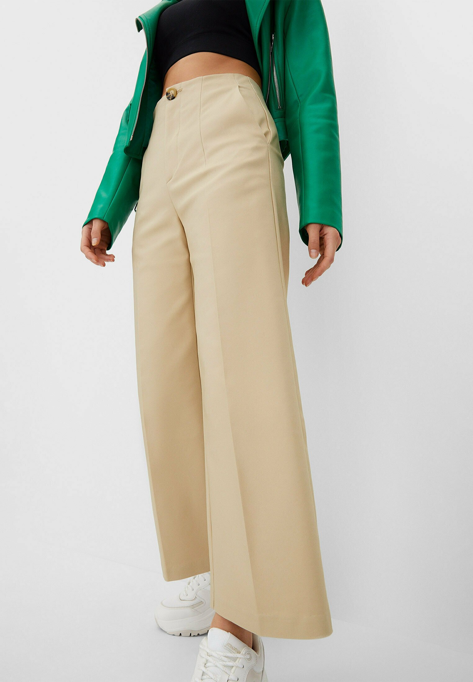 Stradivarius Pantaloni - beige - Zalando.it