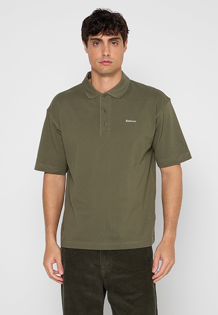 Barbour International Poloshirt olijfgroen