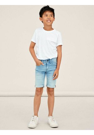 NKMSOFUS - Shorts di jeans - light blue denim