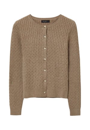 Cardigan - beige chiaro melange