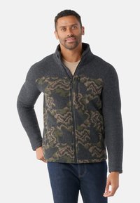 Smartwool - HUDSON TRAIL FLEECE FULL ZIP - Veste polaire - charcoal camo Image miniature 1