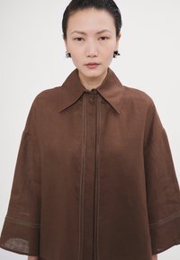 Max Mara Leisure ROBINIA - Camicia - cioccolato